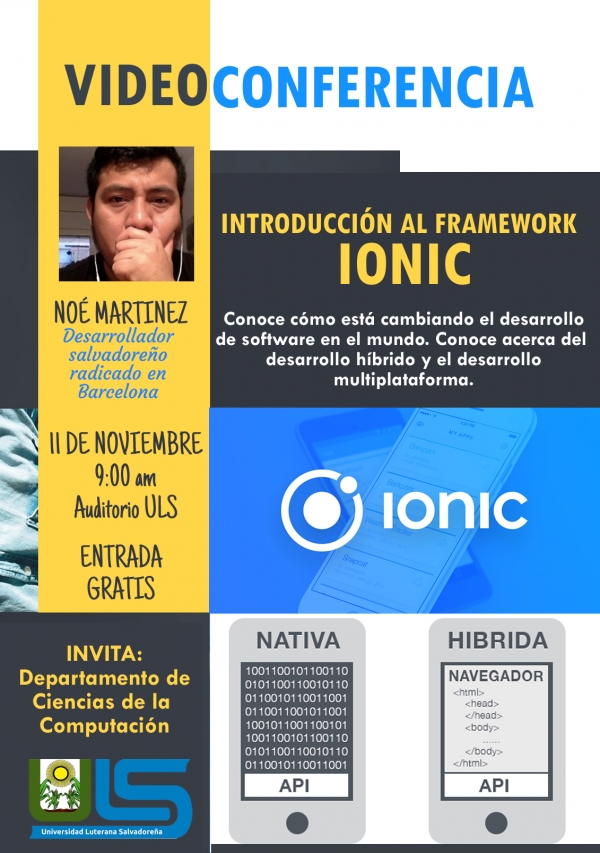videoconferencia introducción al Framework IONIC